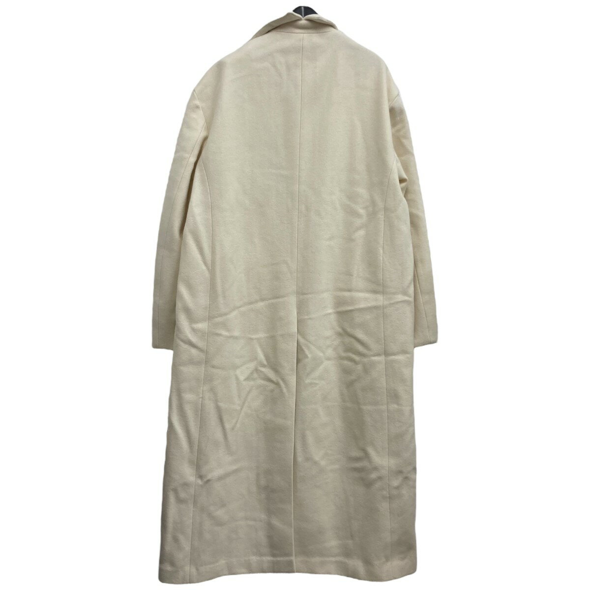 【中古】MASU24AW BAT COLLAR OVER COAT バットカラーオーバーコート アイボリー サイズ：48【価格見直し】