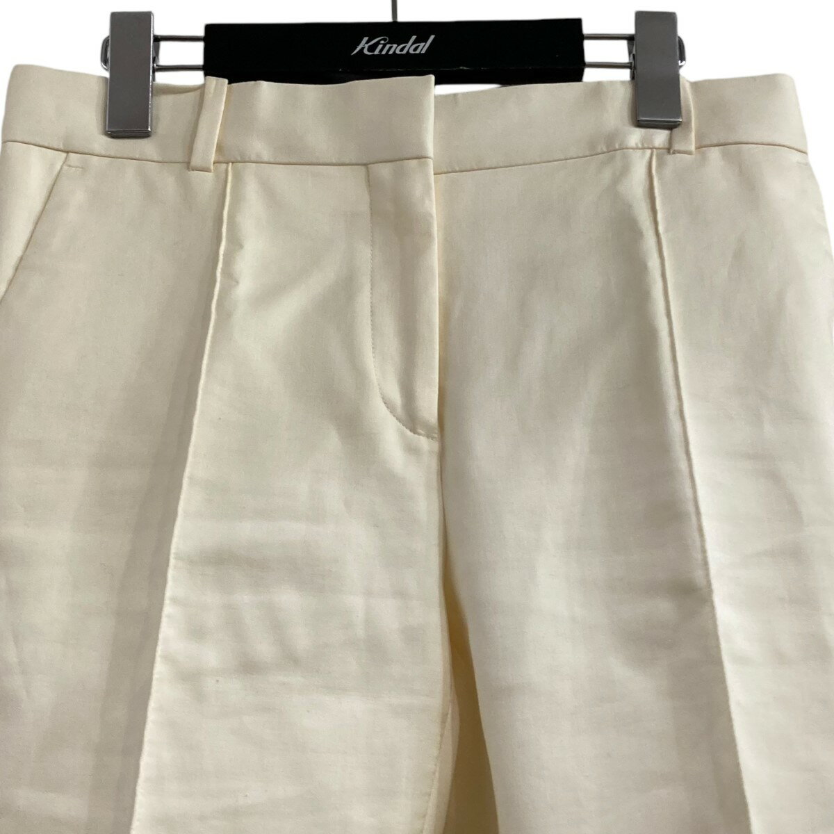 【中古】CELINEスラックス 2 1G14／6073 アイボリー サイズ：34【価格見直し】