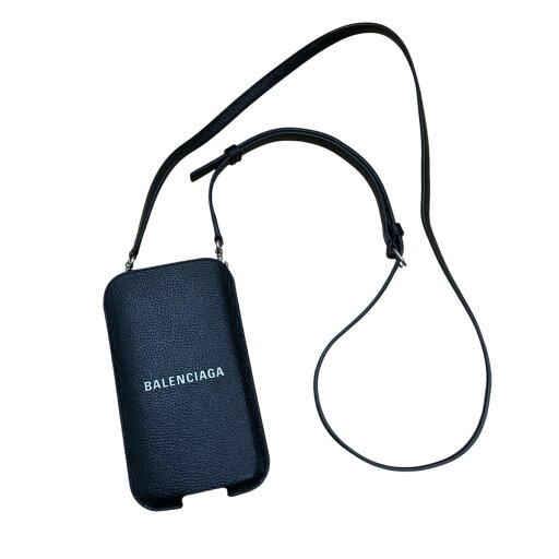 【中古】BALENCIAGA レザーロゴフォンケース 【160225】(バレンシアガ) 【中古】BALENCIAGA レザーロゴフォンケース 【160225】(バレンシアガ)