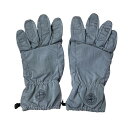 【中古】STONE ISLAND ナイロンメタルグローブ 671592069 シルバー サイズ:L 【160225】(ストーンアイランド)