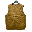 【中古】THE NORTH FACEMeadow Warm Vest 中綿ベスト NY32230 ブラウン サイズ:L【価格見直し】
