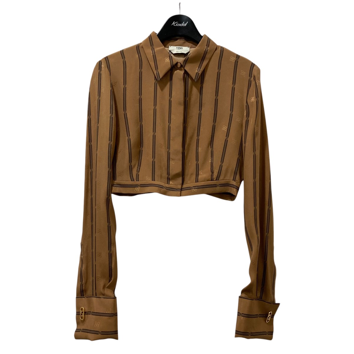 【中古】 FENDIカフス付きクロ...