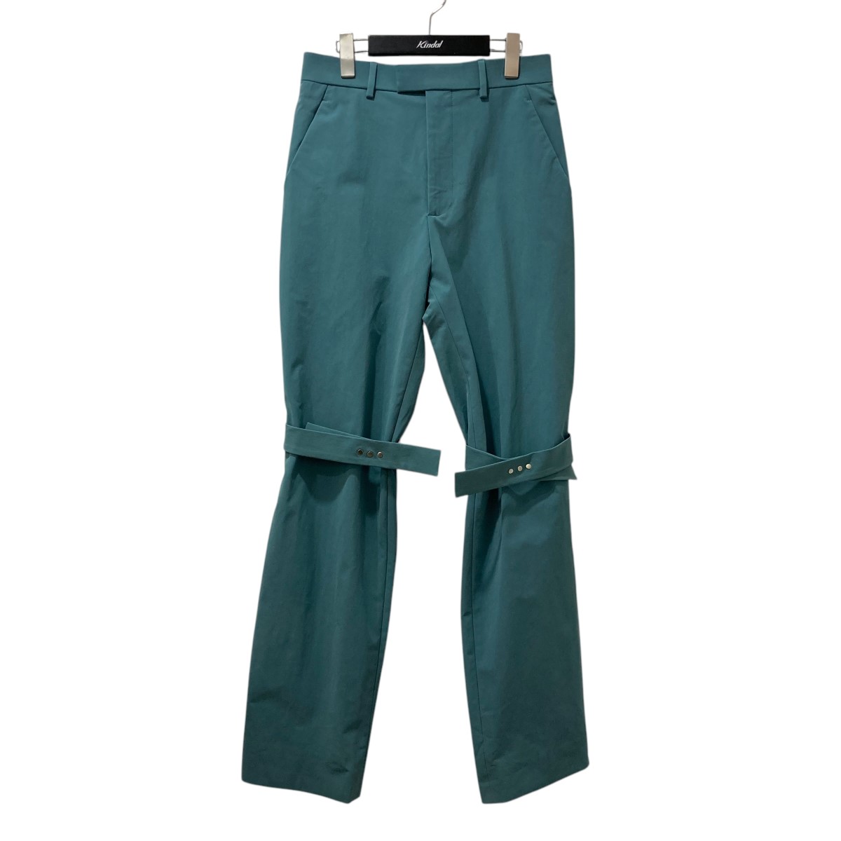 【中古】BOTTEGA VENETA Knee Strap Pants ストラップナイロンパンツ 628764 グリーン サイズ:36 【190225】(ボッテガヴェネタ)