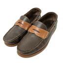 【中古】PARABOOT×BEAMSコインローファー 0214 ブラウン サイズ:6【価格見直し】(4)