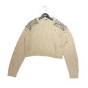 【中古】MIU MIUクルーネックニット AMAS 20201216 ホワイト サイズ:40【価格見直し】