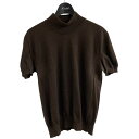 【中古】CHANELニットハイネックカットソー PO9023V00368 ブラウン【価格見直し】