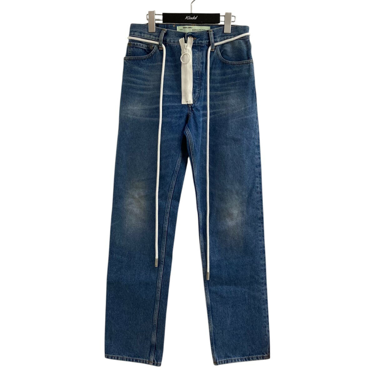 【中古】OFFWHITEデニムパンツ OWCE017F17149166 インディゴ サイズ：27【価格見直し】