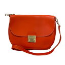 【中古】agnes bショルダーバッグ オレンジ【価格見直し】