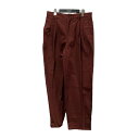 【中古】COMME des GARCONS HOMME90s パンツ HP-08017L ブラウン サイズ:L【価格見直し】