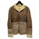 【中古】YOHAN SERFATY Carnation ムートンラムレザージャケット ブラウン サイズ:48 【190225】(ヨハン セルファティ)