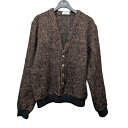【中古】Randy Poodle pullover cardigan プルオーバーカーデイxガン 21AW-RBL02 ブラック×レッド サイズ:2 【1902...