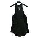 【中古】Rick Owens ノースリーブレザーカットソー RU01D319-LNM ブラック サイズ:44 【200225】(リックオウエンス)