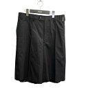 【中古】INSCRIRE 24SS Over Short Pants ショートパンツ 124SS-PT142 ブラック サイズ:2 【200225】(アンスクリ...