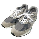 【中古】NEW BALANCEMade in England スニーカー U991GL2 グレー サイズ:US 9【価格見直し】