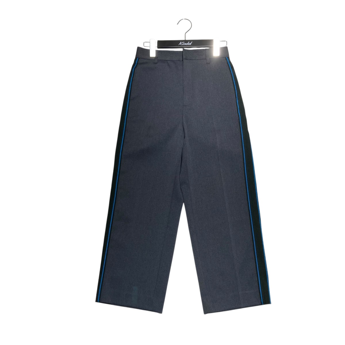 【中古】BEAUTY&YOUTH サイドライン ワイドパンツ 1614144-6372 グレー サイズ:XS 【210225】(ビューティアンドユース)