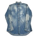 【中古】DSQUARED2 デニムシャツ S74DM0497 ブルー サイズ:46 【210225】(ディースクエアード)