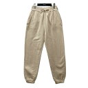 【中古】MIU MIU スウェットパンツ MJP278 アイボリー サイズ:38 【240225】(ミュウミュウ)