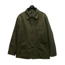【中古】Needles D.N. Coverall Cotton Herringbone ヘリンボンカバーオールジャケット カーキ サイズ:M 【230225】(ニードルス)(4)