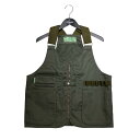 【中古】UNIVERSAL OVERALL ベスト U2141114BS オリーブ サイズ:M 【240225】(ユニバーサルオーバーオール)