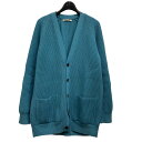 【中古】AURALEESUPER FINE WOOL RIB カーディガン スカイブルー サイズ:0【価格見直し】(4)