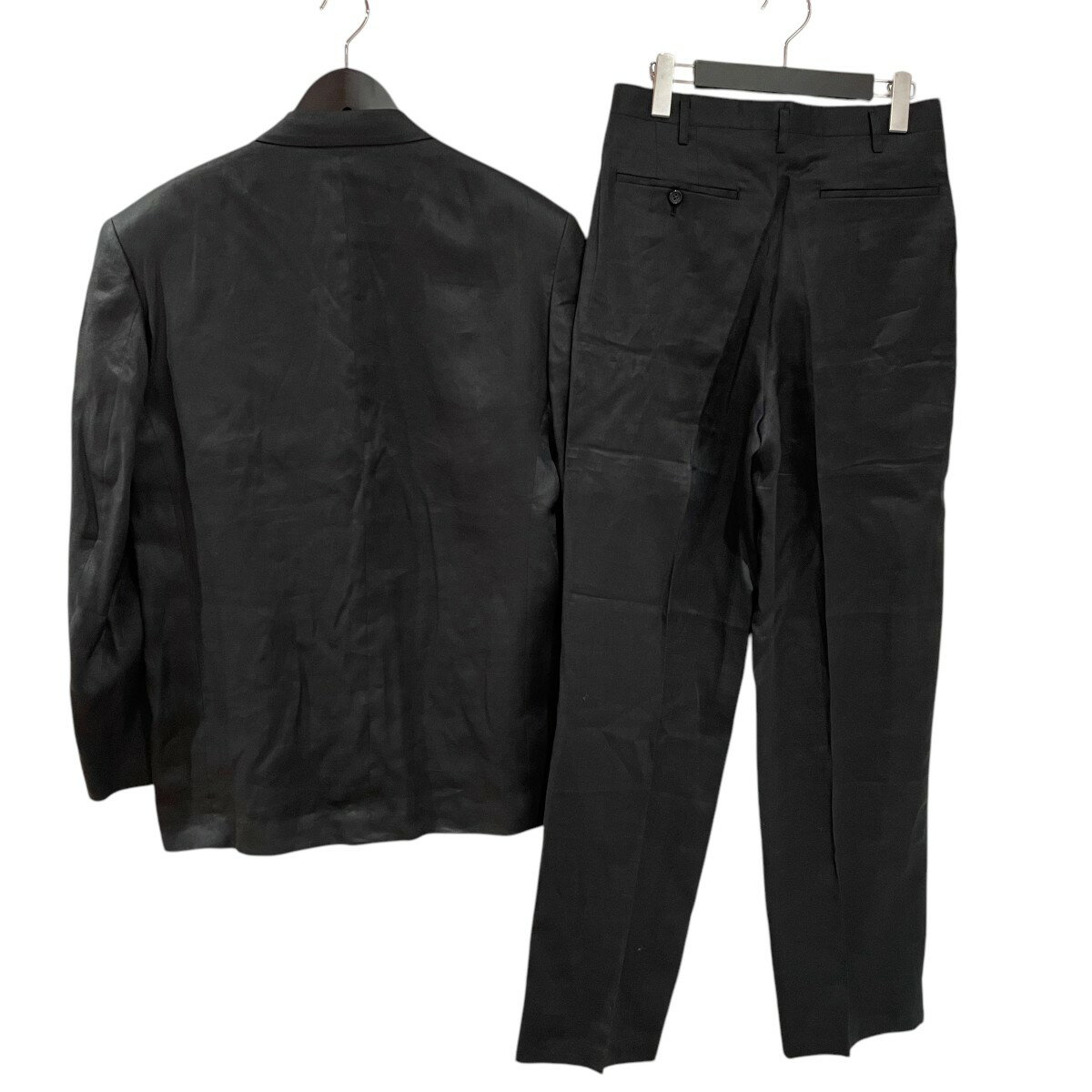 【中古】Y’S for menリネンスーツ MM-X01-303／MM-X01-303 ブラック サイズ：M【価格見直し】