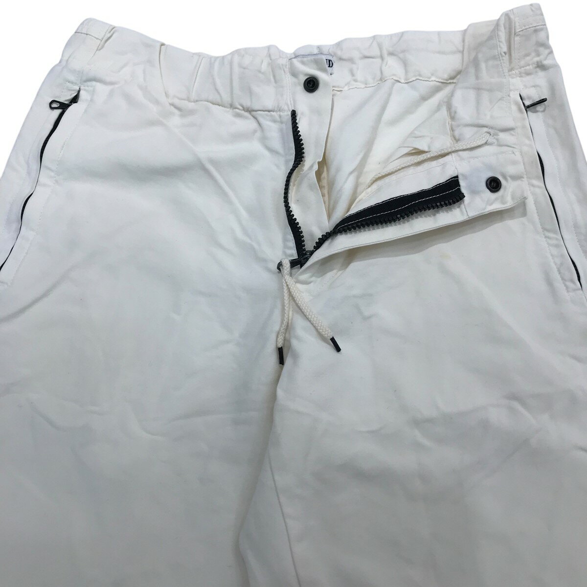 【中古】STONE ISLANDイージーパンツ 40153503／3102 ホワイト サイズ：46【価格見直し】