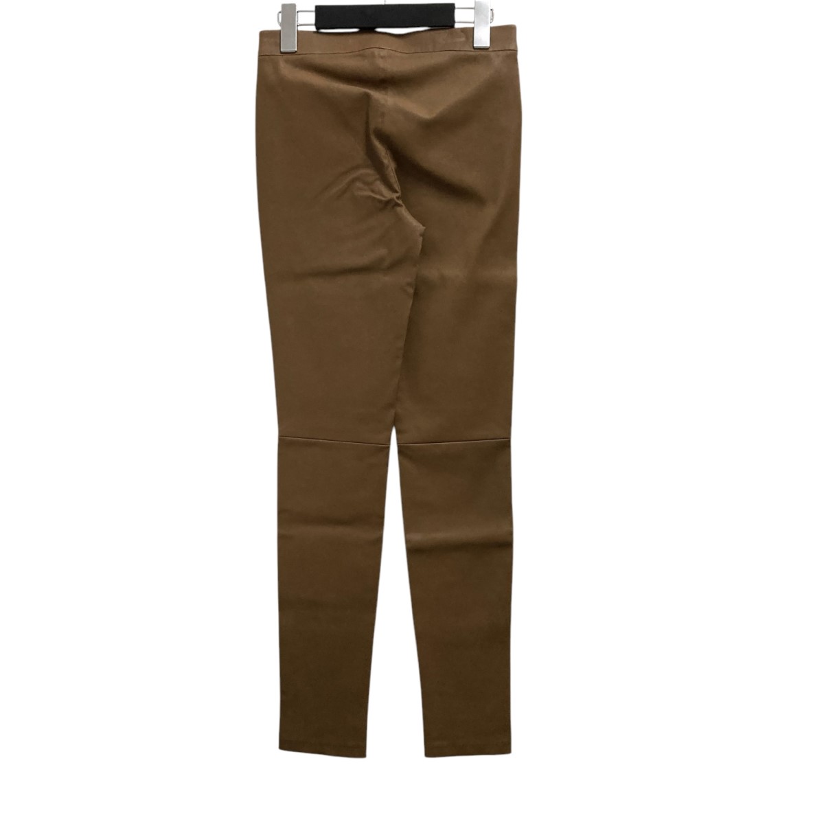 【中古】theoryNEW BRISTOL LEATHER ADBELLE L2 レザーパンツ 01 1360800 ブラウン サイズ：0【価格見直し】