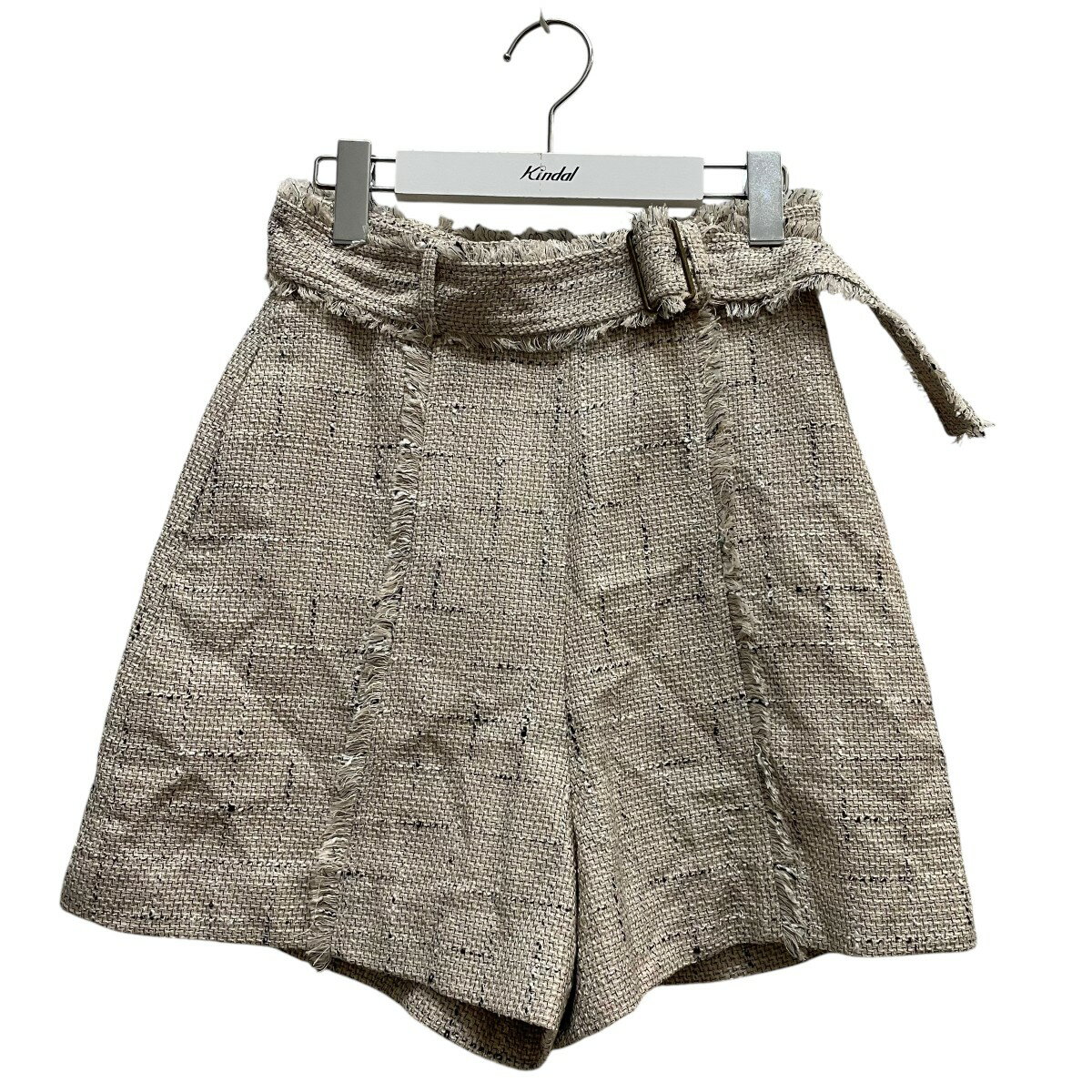 【中古】Lily Brown ツイードショートパンツ ショートパンツ LWFP194059 ベージュ サイズ:0 【280225】(リリーブラウン)