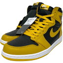 【中古】NIKE AIR JORDAN 1 RETRO HIGH OG Pollenエアジョーダン1スニーカー靴 イエロー×ブラック/ポレン サイズ:US10(28cm) 【010325】(ナイキ)(4)
