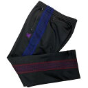 【中古】Needles x Freak’s Store別注Narrow Track Pant IN376ナロートラックイージーパンツ ブラック×ネイビー・ボルドー サイズ:L(〜105cm)【価格見直し】(4)