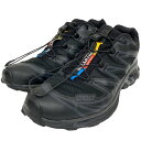 【中古】SALOMON XT-6 ADVANCEDスニーカー靴 410866 ブラック サイズ:US9.5(27cm) 【010325】(サロモン)