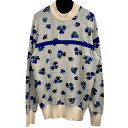 【中古】sacai Moc Neck Flower Knit Sweaterモックネックフラワー総柄ニットセーター 17-01468M オフホワイト サイズ:3(オーバーサイズ) 【010325】(サカイ)|詳細画像