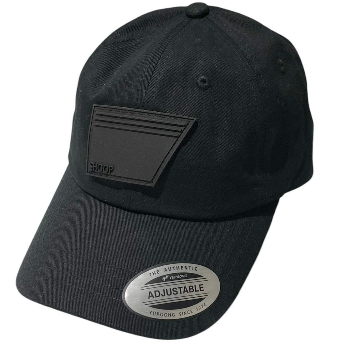 【中古】shoop 24AW Rubber Patch Capパッチキャップ帽子 ブラック サイズ:Free 【010325】(シュープ)