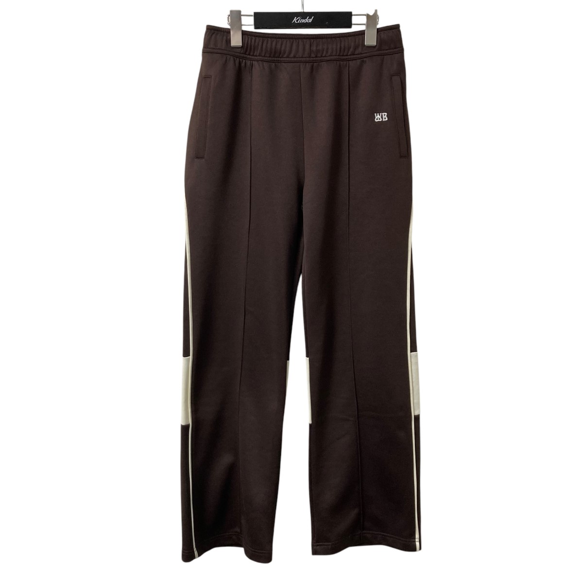 【中古】WALES BONNER23AW トラックパンツ 52043504022 ブラウン サイズ：S【価格見直し】のサムネイル