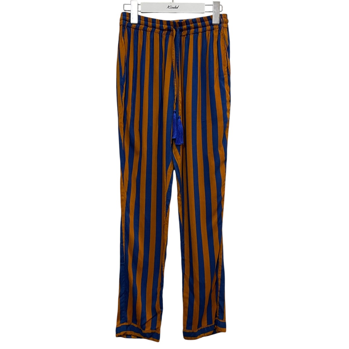 【中古】natalie martin×RHC Ron Herman ストライプパンツ ブラウン×ブルー サイズ:XS 【020325】(ナタリー・マーティン×アールエイチシー ロンハーマン)