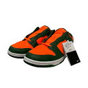 【中古】NIKEスニーカー DD1391-300 グリーン×オレンジ サイズ:28【価格見直し】
