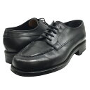 【中古】RENDOAPRON FRONT DERBY ダービー レザー シューズ 靴 ブラック【価格見直し】(4)