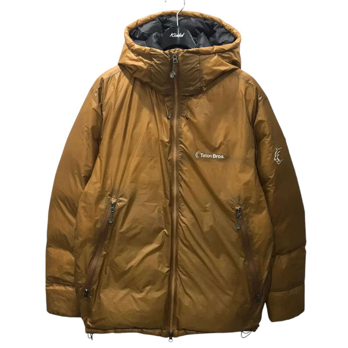 【中古】Teton Brosダウンジャケット Hybrid Down Hoody ハイブリッドダウンフーディ TB203-15M ブラウン サイズ:フリーサイズ【価格見直し】