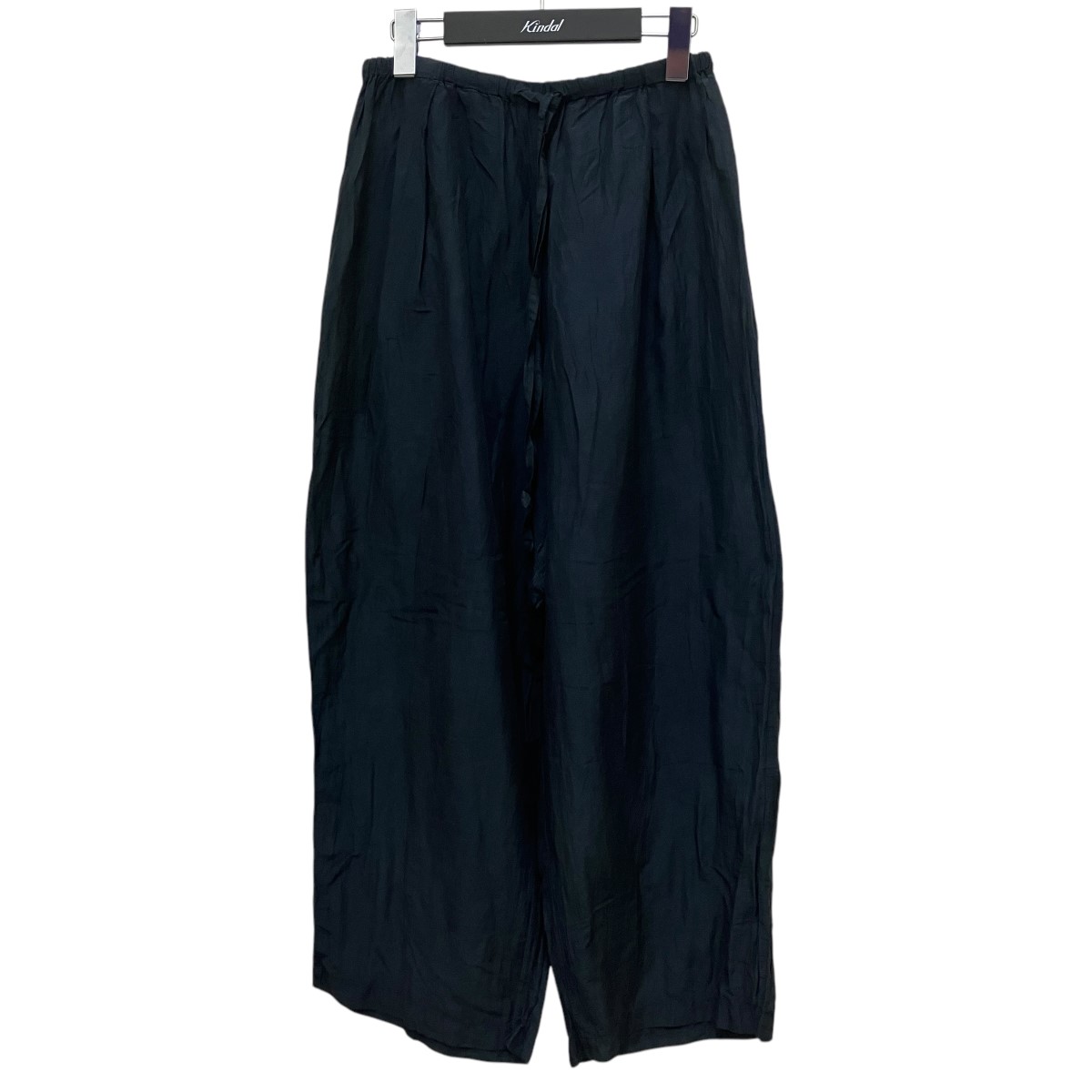 【中古】宝島染工 シルクコットンラフタックパンツ イージーパンツ ネイビー サイズ:FREE 【060325】(たからじませんこう)
