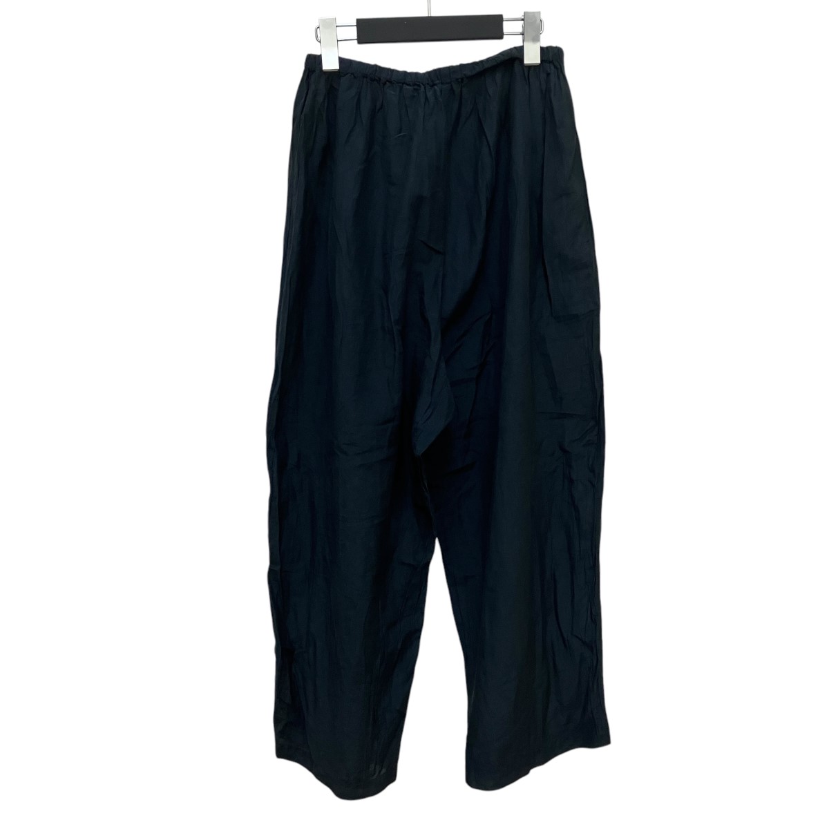 【中古】宝島染工　シルクコットンラフタックパンツ イージーパンツ ネイビー サイズ：FREE 【060325】（たからじませんこう）
