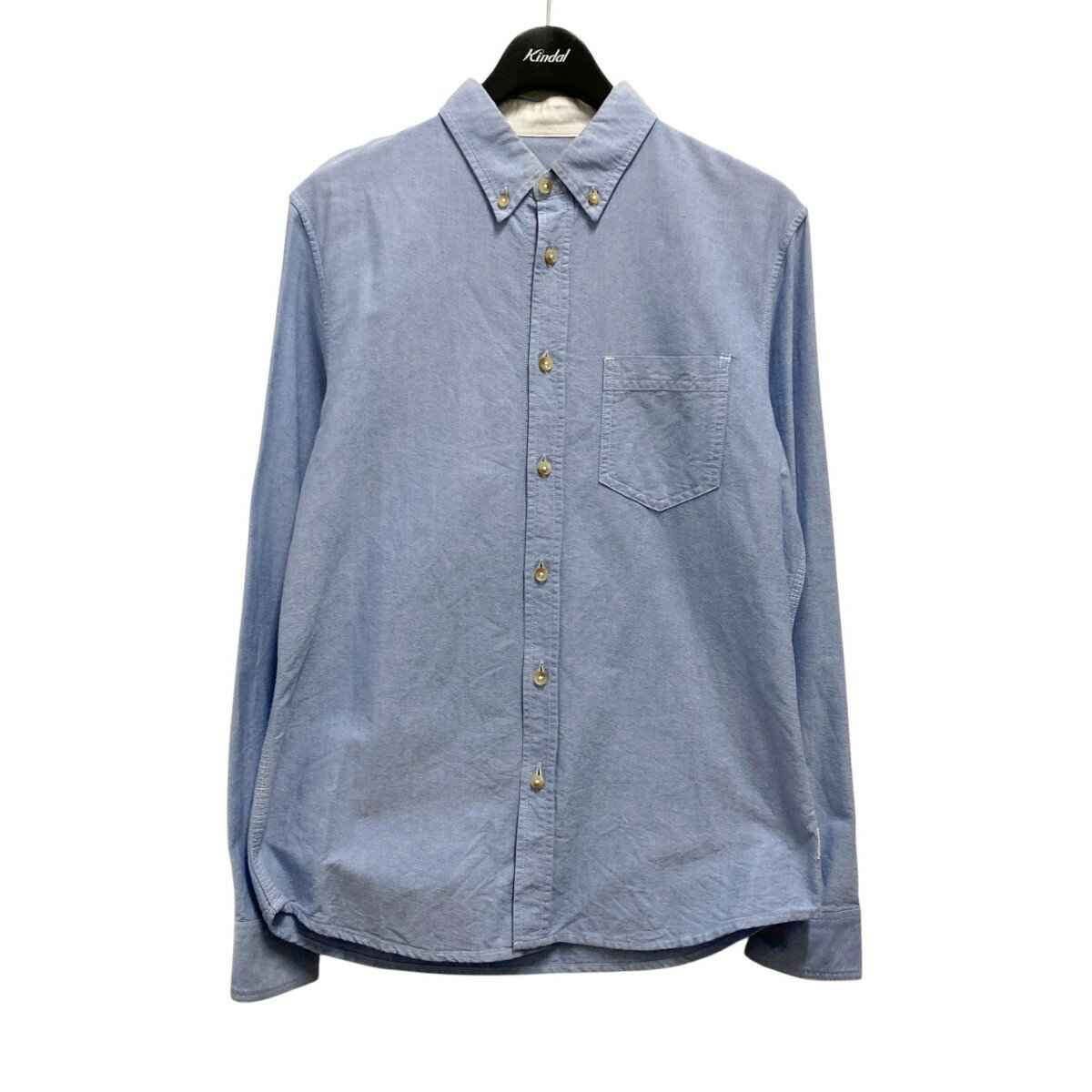 【中古】REIGNING CHAMP ボタンダウンシャツ サックスブルー サイズ:S 【070325】(レイニングチャンプ)