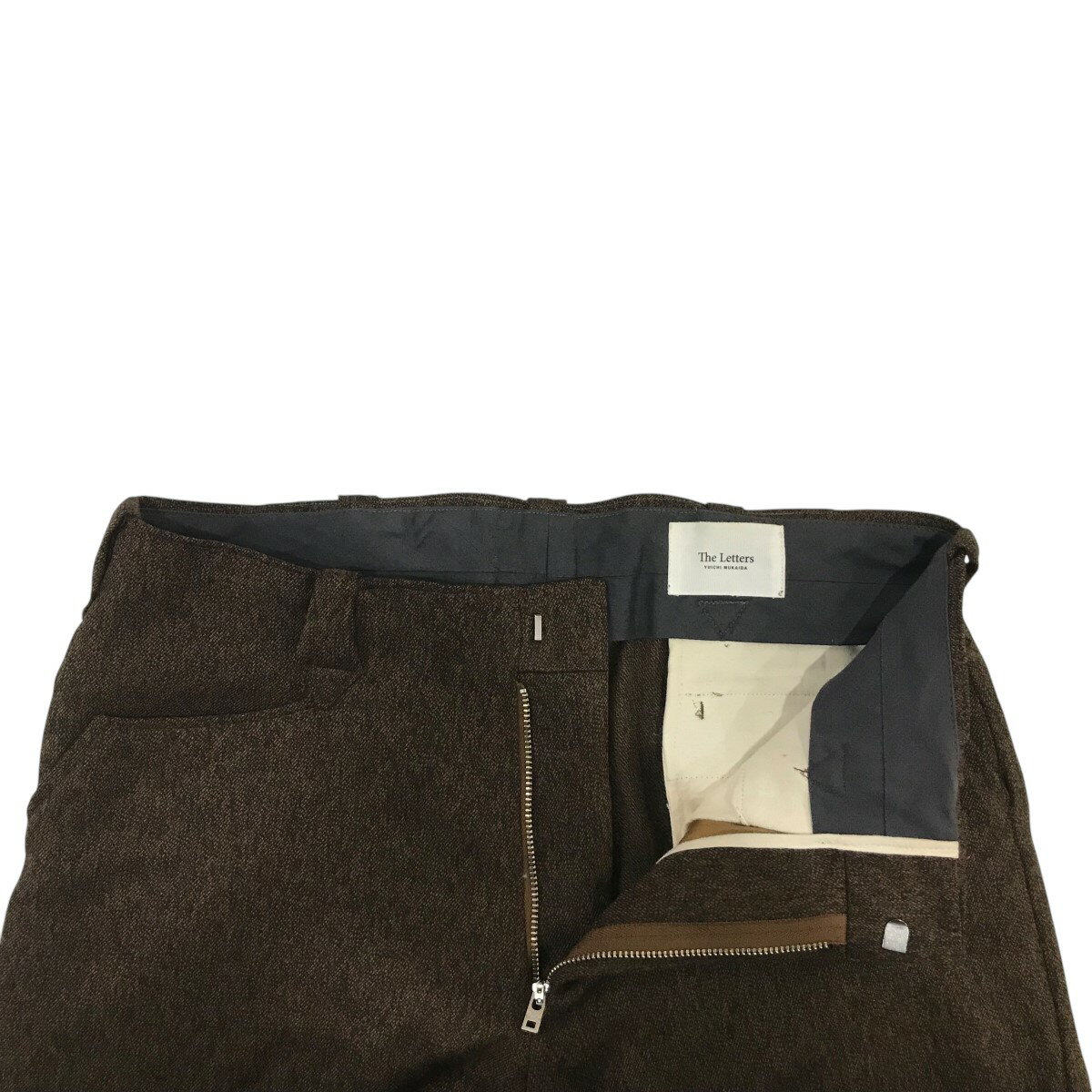 【中古】The Lettersウエスタンウールパンツ FW18 LP001 ブラウン サイズ：S【価格見直し】