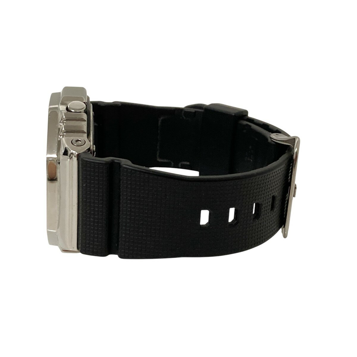 【中古】CASIO　G SHOCK デジアナウォッチ GM 2100 ブラック×シルバー 【090325】（カシオ）