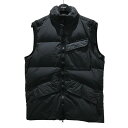 【中古】STONE ISLAND 【GARMENT DYED CRINKLE REPS R NY DOWN】 ダウンベスト 7715G0123 ブラック サイズ...