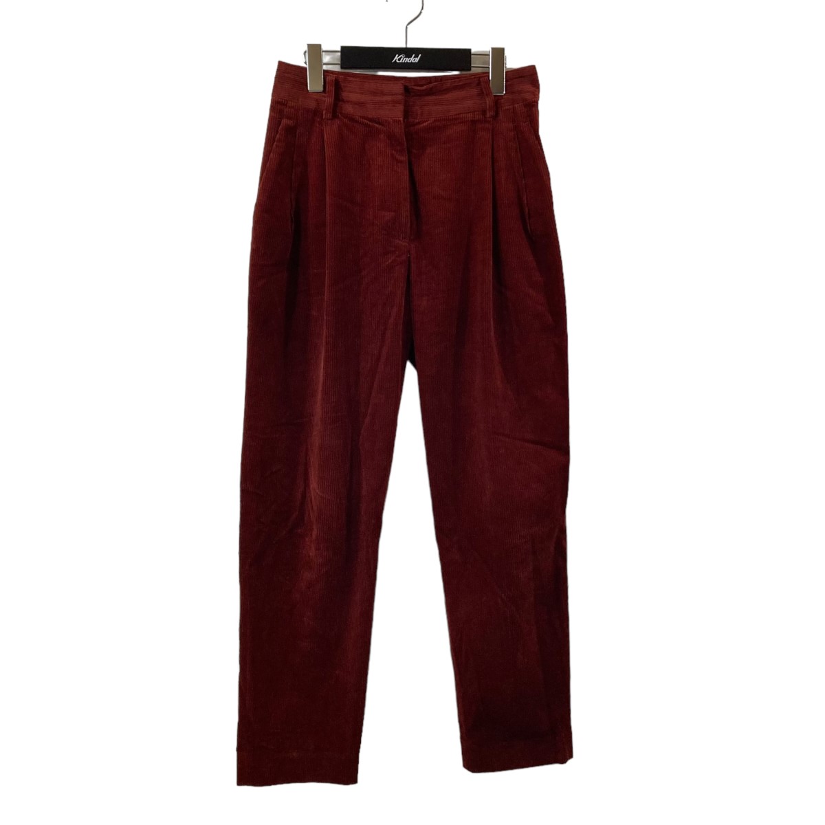 【中古】H BEAUTY&YOUTH タックテーパードパンツ コーデュロイパンツ 1614-217-1196 レッド サイズ:M 【090325】(エイチビューティアンドユース)
