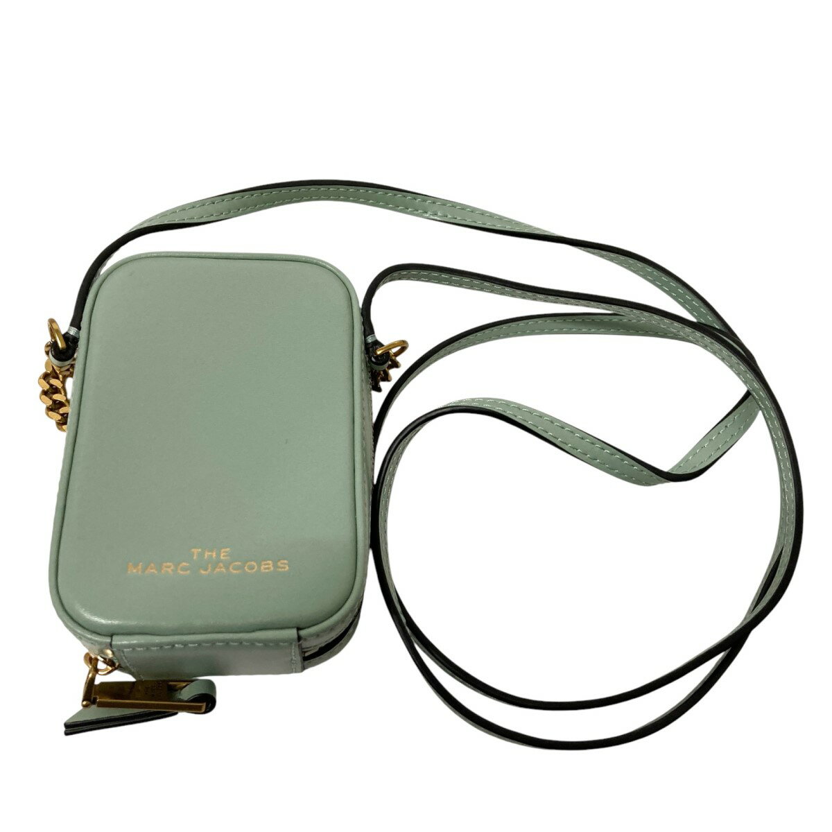 【中古】MARC JACOBSTHE MINI VANITY BAG ミニショルダーバッグ M0016499 グリーン【価格見直し】