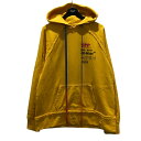 【中古】OFFWHITE インダストリアルプルオーバーパーカー OMBB057F19E30016 イエロー サイズ:XS 【100325】(オフホワイト)(4)