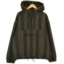 【中古】HUF TOWNER ANORAK JACKET アノラックパーカー 2024AW HUNTER GREEN サイズ:L 【100325】(ハフ)(4)
