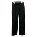 【中古】THE RERACSTHE SLACKS NO TUCK STRAIGHT ストレートスラックスパンツ 24FW-REPT-219L-J ブラック サイ...