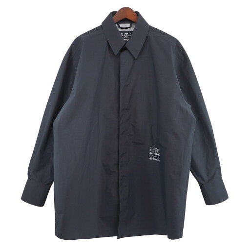 【中古】MM6 Maison Margiela×SALOMON24AW GORE-TEX GTX Long-sleeved Shirt ロゴ コラボ ゴアテックス ロングスリーブシャツ ブラック調 サイズ:M【価格見直し】 【中古】MM6 Maison Margiela×SALOMON24AW GORE-TEX GTX Long-sleeved Shirt ロゴ コラボ ゴアテックス ロングスリーブシャツ ブラック調 サイズ:M【価格見直し】
